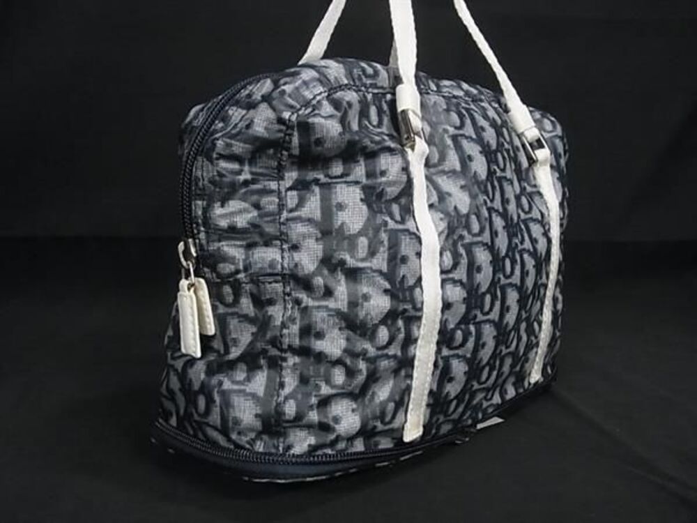 Dior Trotter Handbag Eco Navy Christian Blue Bag
